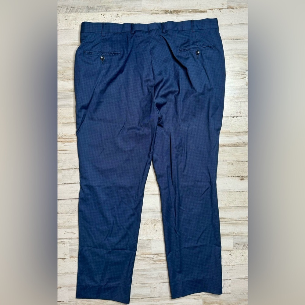Brooks Brothers Pants Men's 40x29 Blue Regent Fit BrooksFlex Reda Flexo Wool - Picture 9 of 11